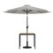 Flash Furniture Faux Teak 35" Patio Table-Gray Umbrella & Base XU-DG-UH8100-UB19BGY-GG - alternate 7